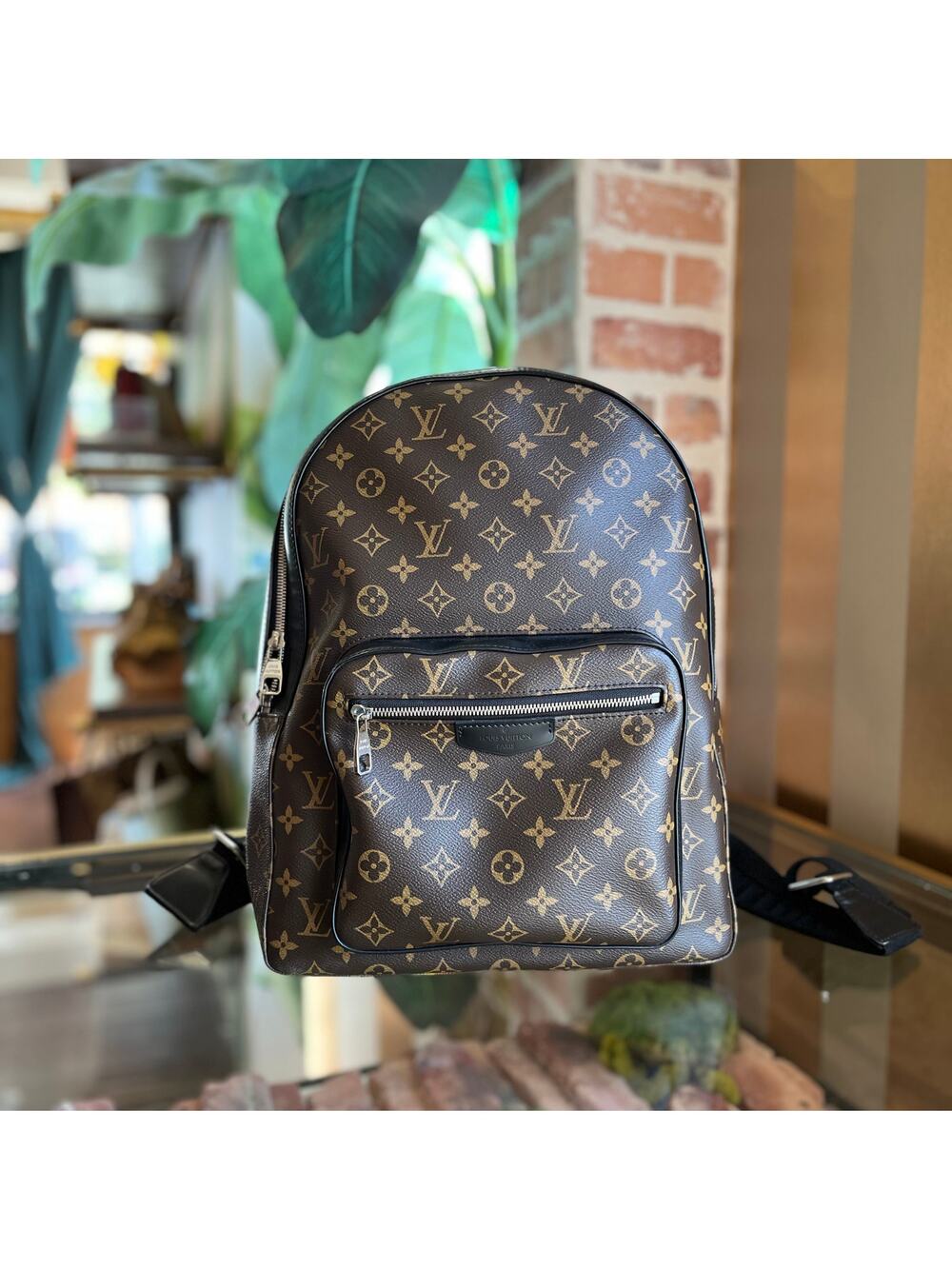 LOUIS VUITTON Josh Brown Monogram Canvas Backpack